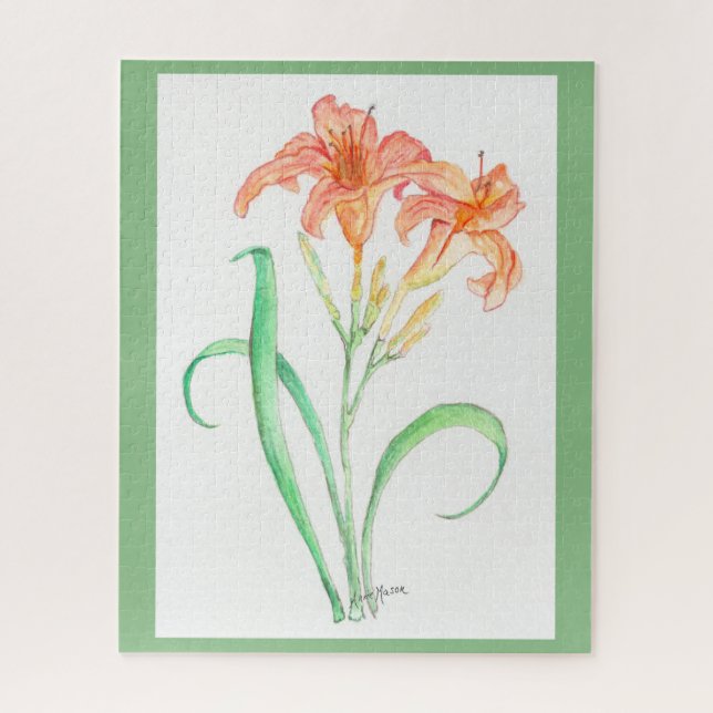 Day Lily Jigsaw Puzzle (Vertical)