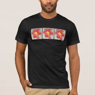 Day lily pointillistic fine art on  t shirt
