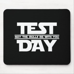 Day May The Skills Be With You Teacher Motivationa Mouse Mat