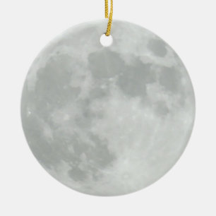 Day Moon and Night Moon Christmas Ceramic Tree Decoration