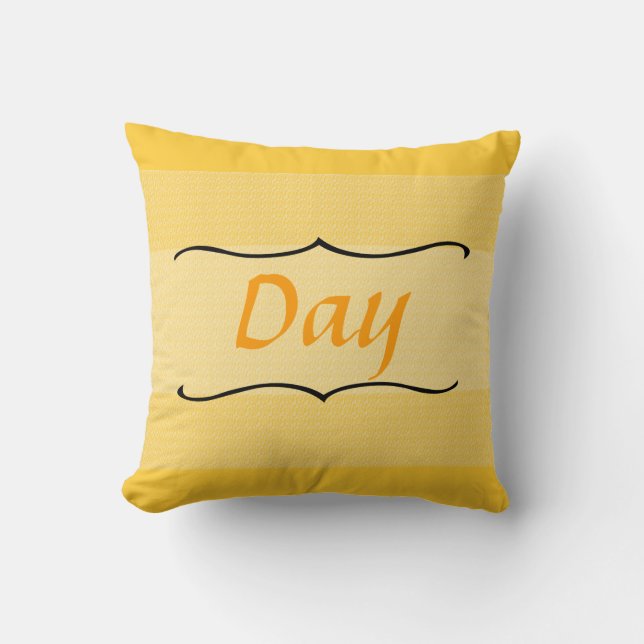 Day/Night Custom Pillow (Front)