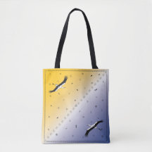 Day Night Trypillian Sacred Symbols Tote Bag