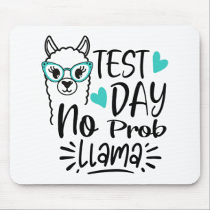 Day No Prob-llama Llama Teacher Testing Day 2 Mouse Mat