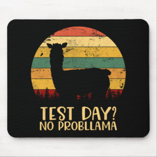 Day No Probllama Silhouette Teacher Student Gradua Mouse Mat