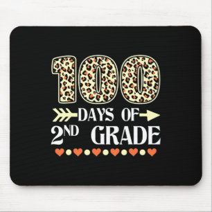 Day Of 2nd Grade Teachers 100 Days Of School Leopa Mouse Mat