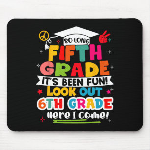 Day Of 5th Grade Graduation Graduate Boys Girls Ki Mouse Mat