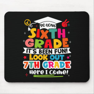 Day Of 6th Grade Graduation Graduate Boys Girls Ki Mouse Mat