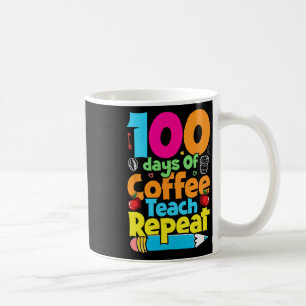 Day Of Coffee And Chaos Teacher 100 Days Of School Mug