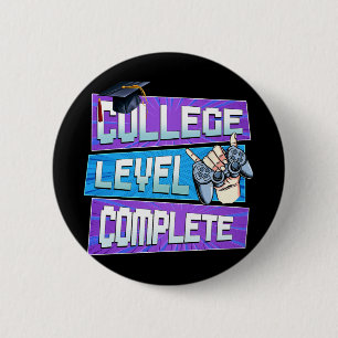 Day Of College Level Complete Graduation Boys Him 6 Cm Round Badge