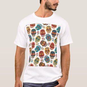 Day of Dead, seamless pattern. T-Shirt