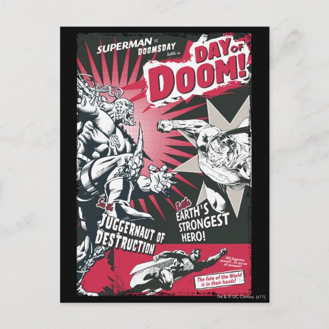 Day of Doom Comic Postcard (Front)