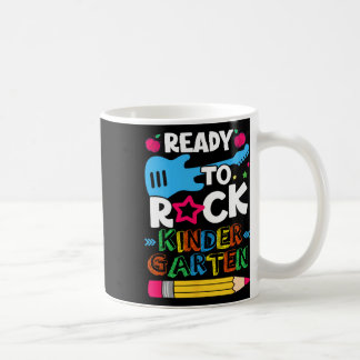 Day Of Kindergarten Ready To Rock Kindergarten  Coffee Mug