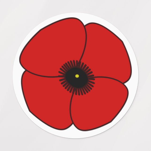 Day of Remembrance. Red poppies for Memorial Day. (Design 5)