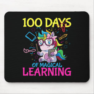 Day Of School 100 Days Of School 1 Mouse Mat
