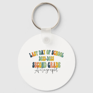 Day Of School 2nd Second Grade Autographs 2023  Key Ring