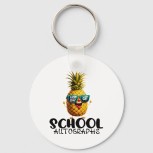 Day Of School Autograph 2024 Graduation Boys Girls Key Ring