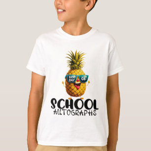 Day Of School Autograph 2024 Graduation Boys Girls T-Shirt