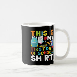 Day Of School Boys Girls Back To School Coffee Mug