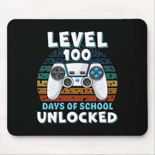Day Of School Boys Girls Kids 100 Days Of School Mouse Mat