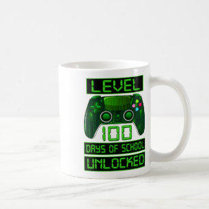 Day Of School Boys Level 100 Days Of School Unlock Coffee Mug