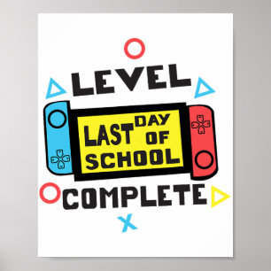 Day Of School Gamer Poster