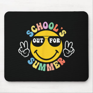 Day Of School Graduation Groovy Schools Kids Summe Mouse Mat