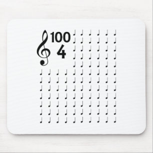 Day Of School Musical Notes Music Teacher Mouse Mat