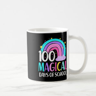 Day Of School Rainbow Magical 100 Days Of School Coffee Mug