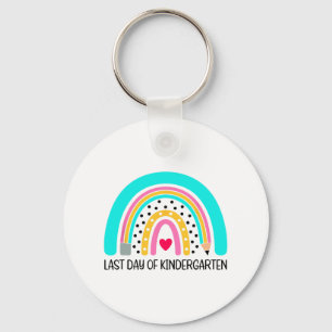 Day Of School Shirt Kindergarten Funny Gifts For K Key Ring