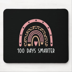 Day Of School Teacher Costume 100 Days Smarter Rai Mouse Mat