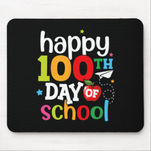 Day Of School Teachers Kids Girls Boys Happy 100 D Mouse Mat