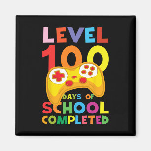 Day Of School Teachers Students Kids 100 Days Magnet