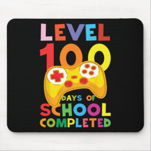 Day Of School Teachers Students Kids 100 Days  Mouse Mat