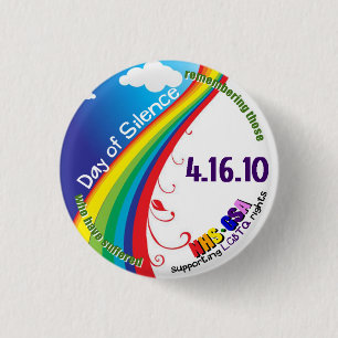 Day of Silence 3 Cm Round Badge