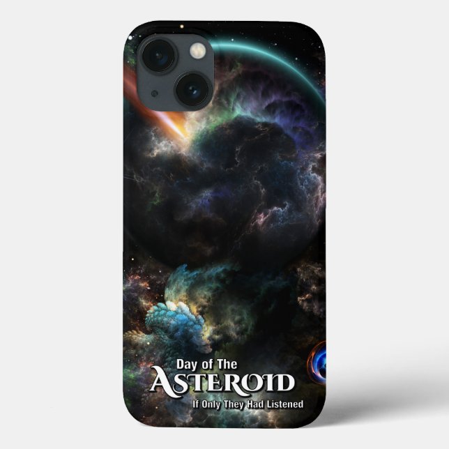 Day Of The Asteroid SciFi Fractal Art Case-Mate iPhone Case (Back)