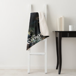 Day Of The Asteroid SciFi Fractal Art Sherpa Blanket