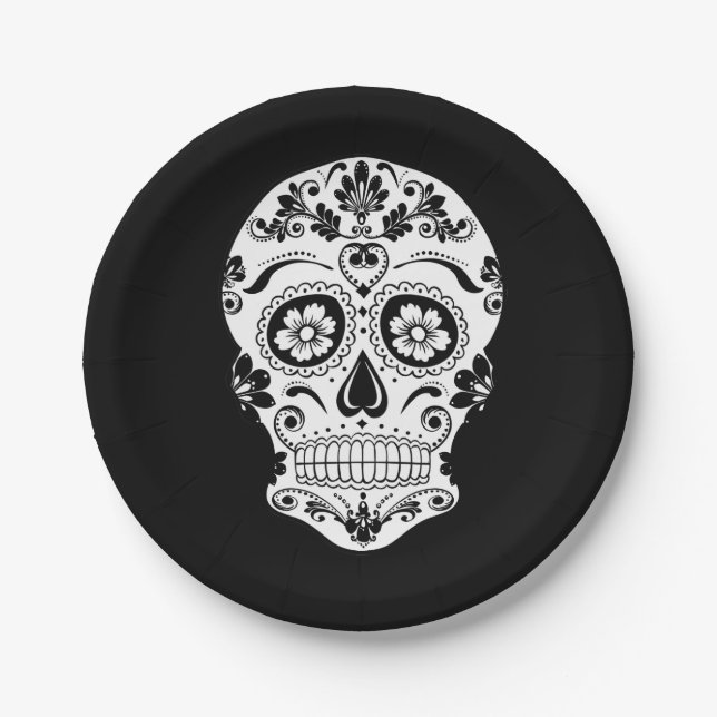 DAY OF THE DEAD 1 PAPER PLATE (Front)