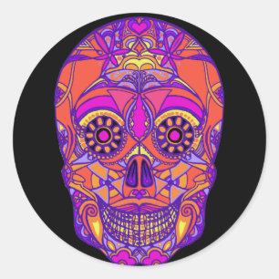 Day of the Dead 2 Classic Round Sticker