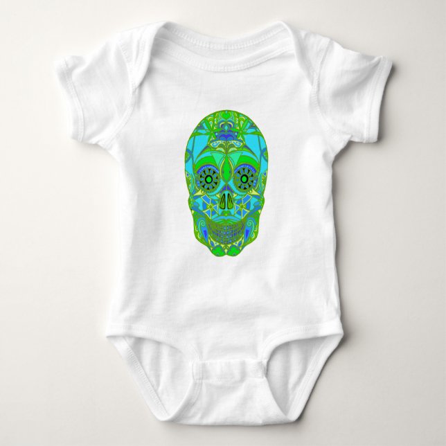Day of the Dead 3 Baby Bodysuit (Front)
