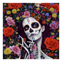 Day of the Dead AI generated art