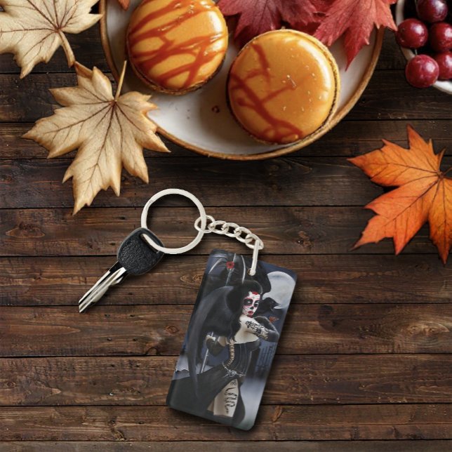 Day of the Dead Angel Key Ring (Creator Uploaded)