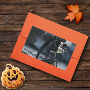 Day of the Dead Angel Rectangular Sticker