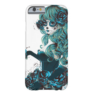 Day of the Dead Beautiful Sugar Skull Makeup Girl Barely There iPhone 6 Case