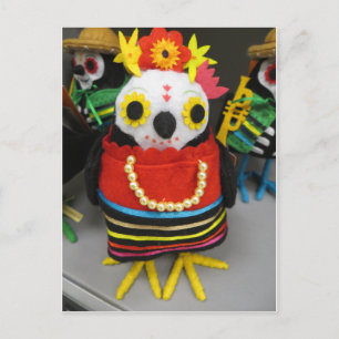 Day Of The Dead Bird Postcard