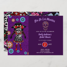 Day of The Dead Bridal Baby Shower Sugar Skull