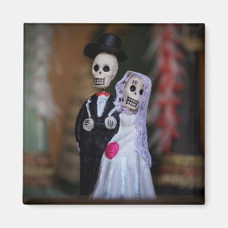 Day of the Dead Bride and Groom Magnet