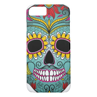 Day of the Dead Bright Skull iPhone 8/7 Case
