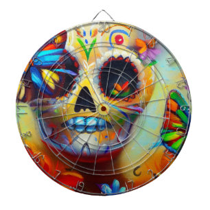 Day of the Dead Butterflies (2) Dartboard
