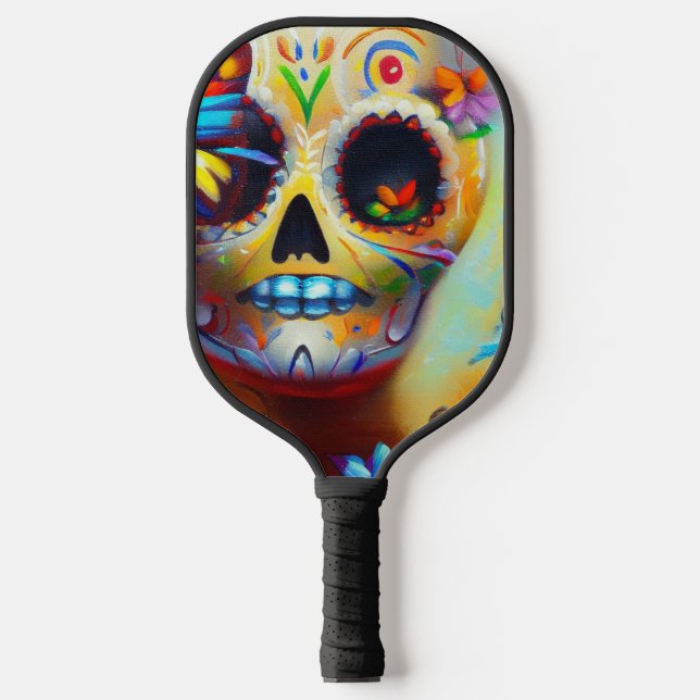 Day of the Dead Butterflies (2) Pickleball Paddle (Front)