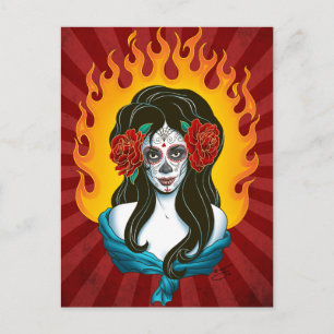 Day of the Dead by JayJay Jackson Postcard